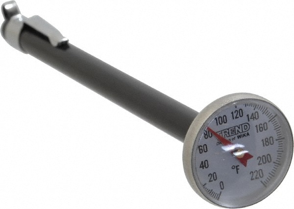 Wika 1005223 Bimetal Dial Thermometer: 0 to 220 ° F Image