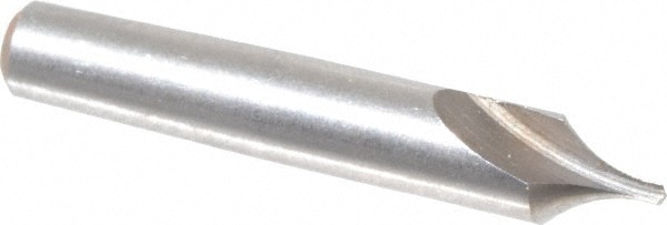 Combo Drill & Countersink: #0, 1/8" Body Dia, High Speed Steel