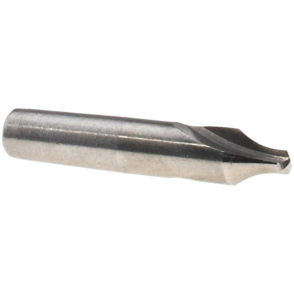 Combo Drill & Countersink: #2, 3/16" Body Dia, High Speed Steel