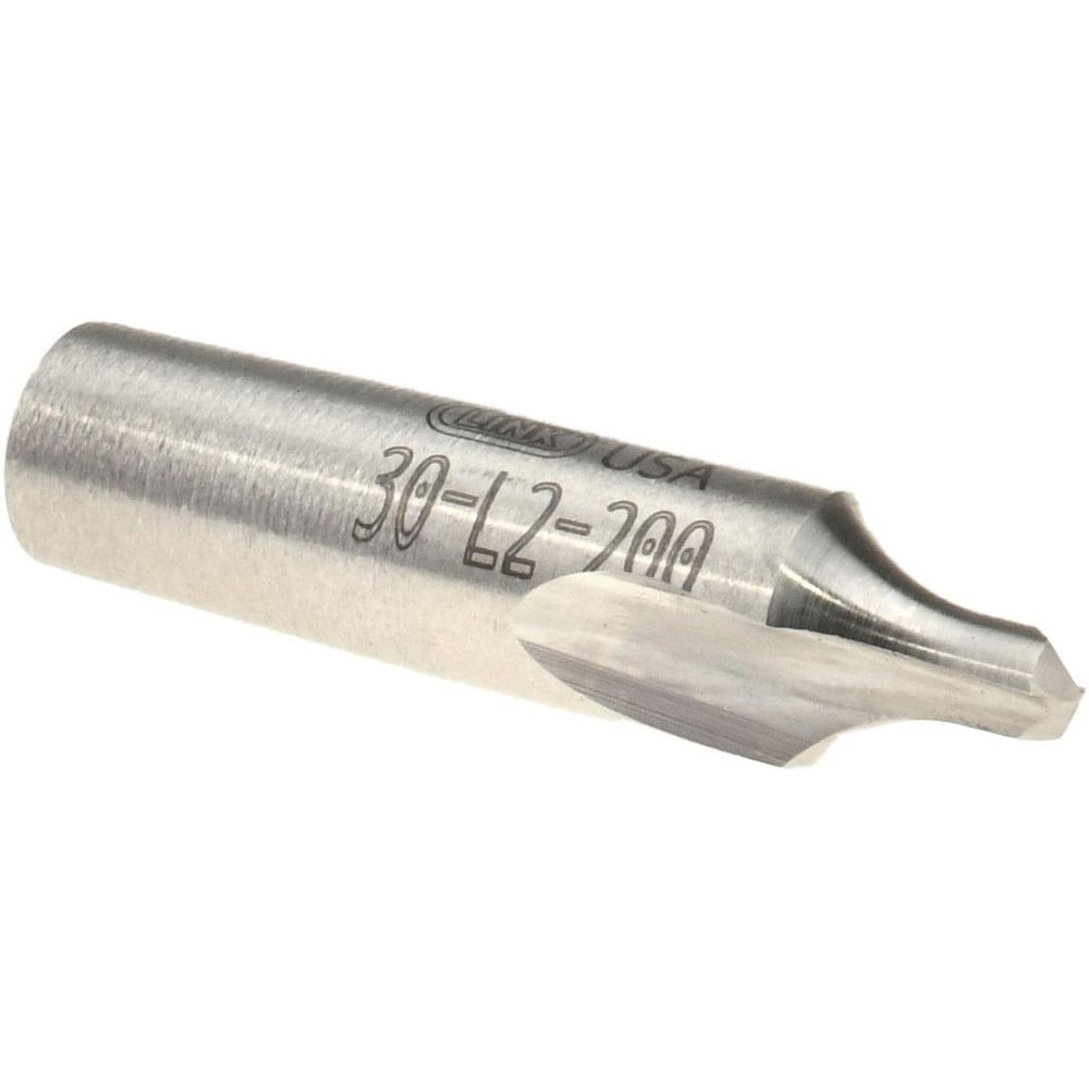 Combo Drill & Countersink: #3, 1/4" Body Dia, High Speed Steel