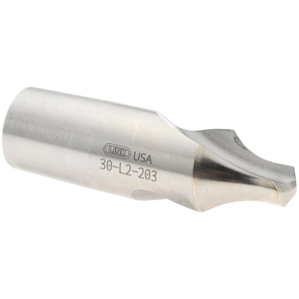 Combo Drill & Countersink: #6, 1/2" Body Dia, High Speed Steel