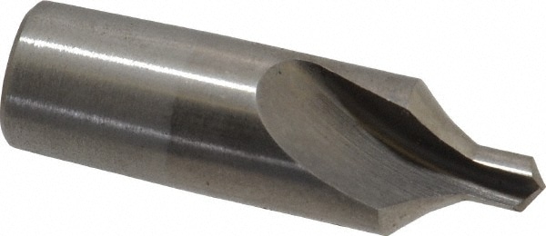 Combo Drill & Countersink: #16, 1/2" Body Dia, High Speed Steel