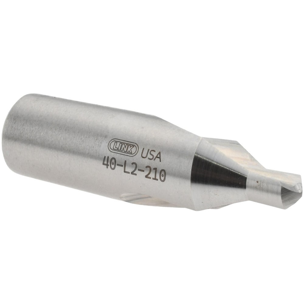 Combo Drill & Countersink: #5, 7/16" Body Dia, High Speed Steel