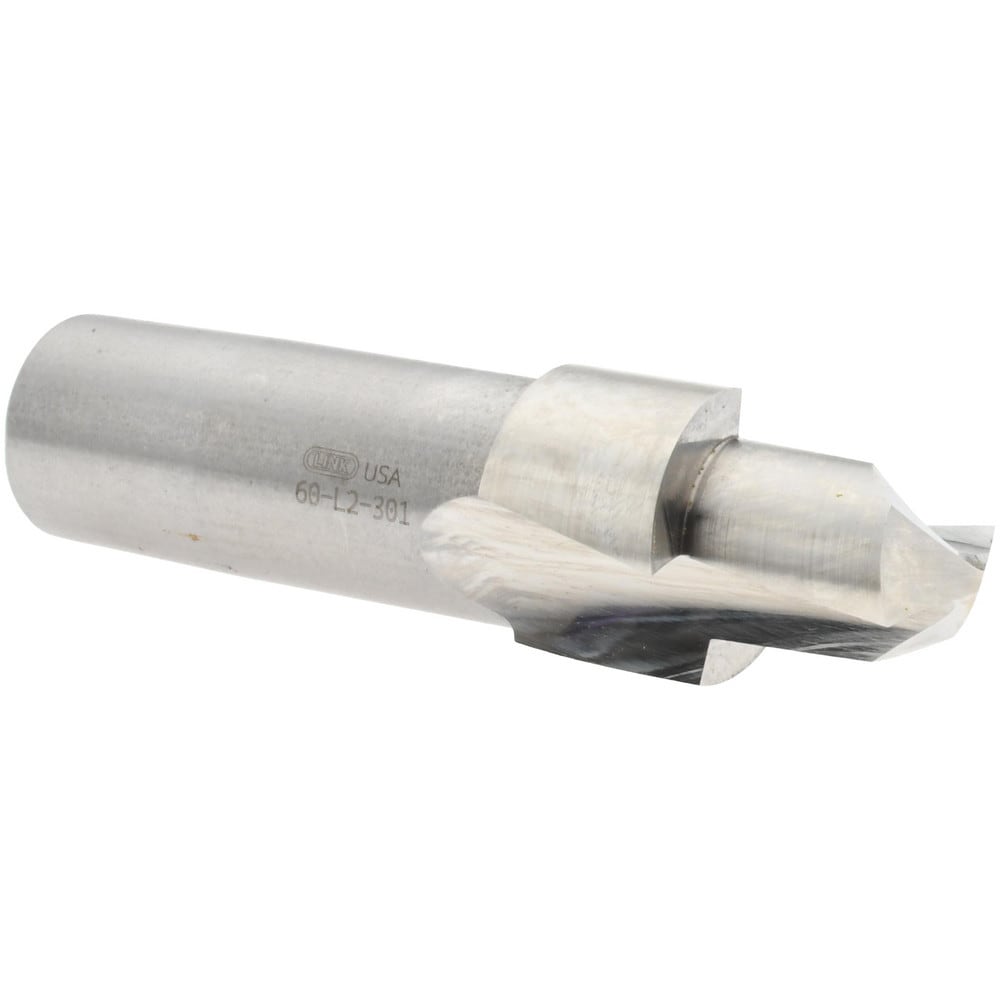 0.532" Drill, 9/16" Pilot Length, High Speed Steel Bright Finish Combo Drill & Counterbore