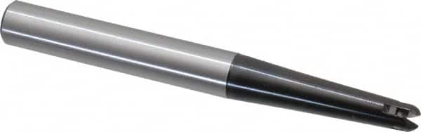 LMT 6128482 Indexable Ball Nose End Mill: 1/4" Cut Dia, High Speed Steel, 3.54" OAL 