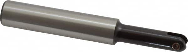 LMT 6121394 Indexable Ball Nose End Mill: 3/8" Cut Dia, High Speed Steel, 3.54" OAL 