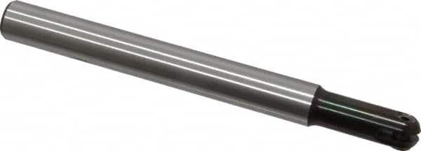 LMT 6121396 Indexable Ball Nose End Mill: 1/2" Cut Dia, High Speed Steel, 5.12" OAL 