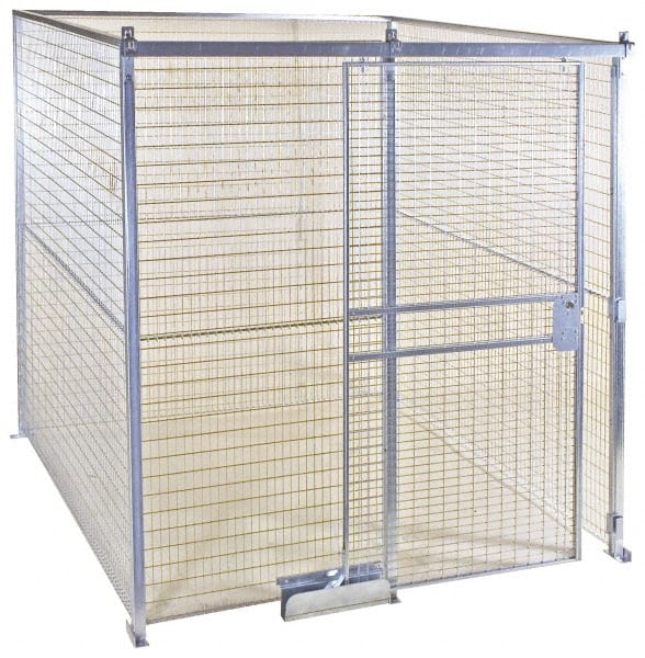 FOLDING GUARD 8 X 2 8 Wide x 2 High, Temporary Structure Galvanized Welded Wire Panel 