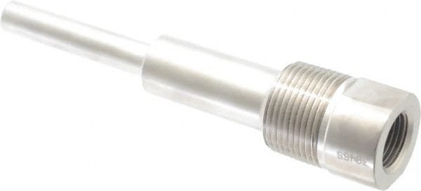 6 Inch Overall Length, 1 Inch Thread, 304 Stainless Steel Standard Thermowell