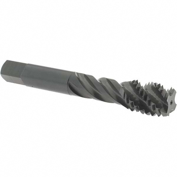 OSG 139201 Spiral Flute Tap: 5/8-11, UNC, 4 Flute, Bottoming, 3B Class of Fit, Vanadium High Speed Steel, Oxide Finish Image