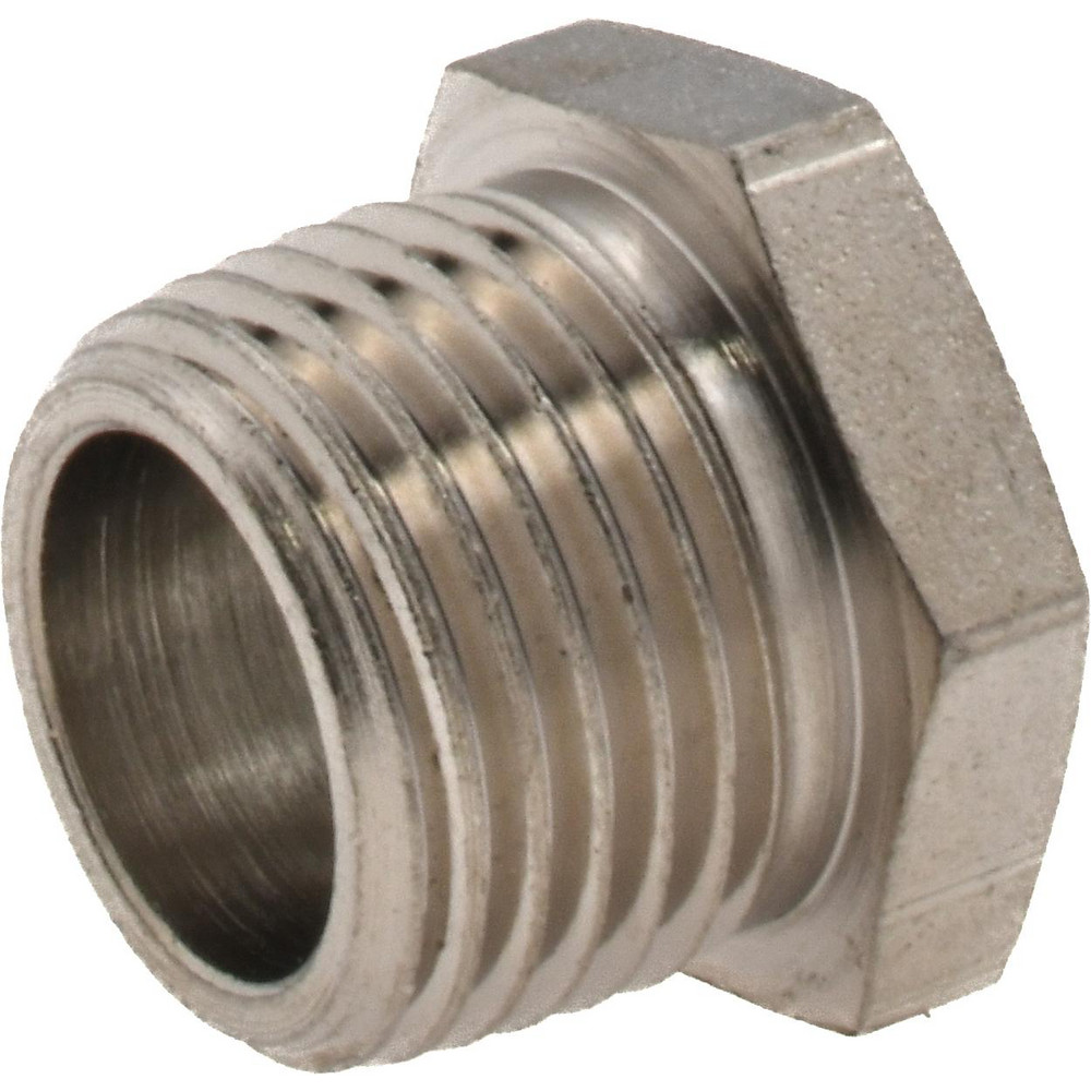 9/16" Sight Diam, 1/2" Thread, 0.78" OAL, High Pressure Fused Pipe Thread, Open View Sight Glass & Flow Sight