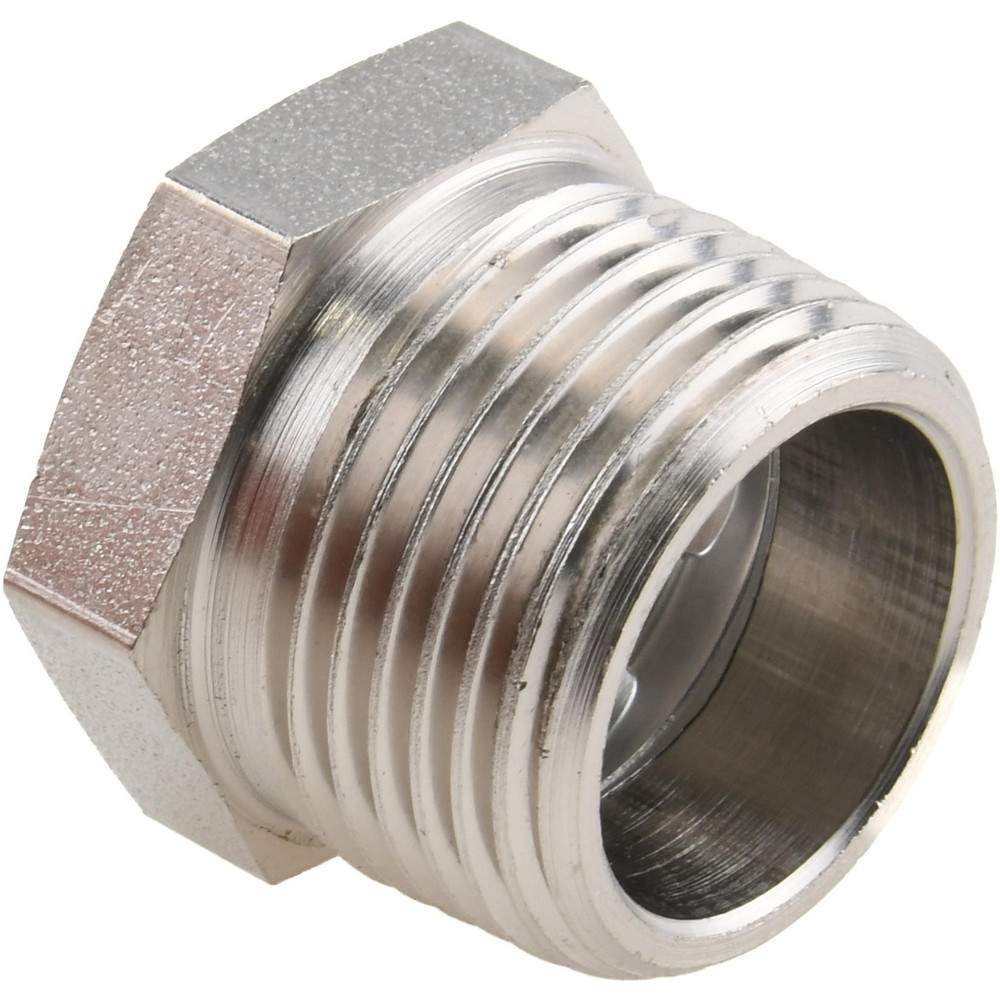 3/4" Sight Diam, 3/4" Thread, 0.94" OAL, High Pressure Fused Pipe Thread with Reflector Sight Glass & Flow Sight
