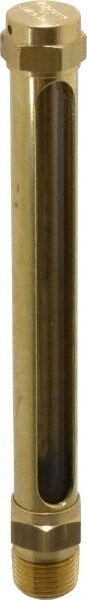 LDI Industries G307-3 4-1/4 Inch Long Sight, 3/8 Inch Thread Size, Buna-N Seal Straight to Male Thread, Vented Oil-Level Indicators and Gauge Image