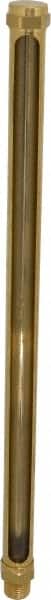 LDI Industries G325-3 12-1/2 Inch Long Sight, 3/8 Inch Thread Size, Buna-N Seal Straight to Male Thread, Vented Oil-Level Indicators and Gauge 