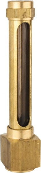 LDI Industries G405-2 2-3/4 Inch Long Sight, 1/4 Inch Thread Size, Buna-N Seal Elbow to Female Thread, Vented Oil-Level Indicators and Gauge 