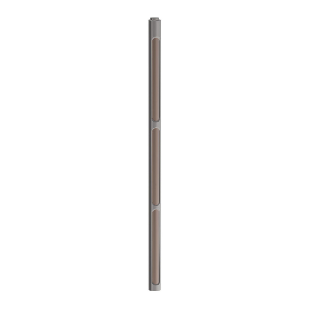 LDI Industries 1/2-14 Thread, 22-1/2 Inch Sight Length, Closed Circuit Liquid Level Sight Gauge w/ Needle Valves, Pipe Adapters - 24 Inch Length to