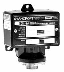 Ashcroft B424V 60 H2O Watertight Single Setpoint Pressure Switch: 1/4" NPTF Thread 