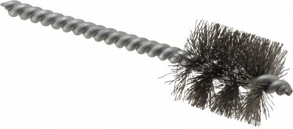 3/4 Inch Inside Diameter, 15/16 Inch Actual Brush Diameter, Carbon Steel, Power Fitting and Cleaning Brush