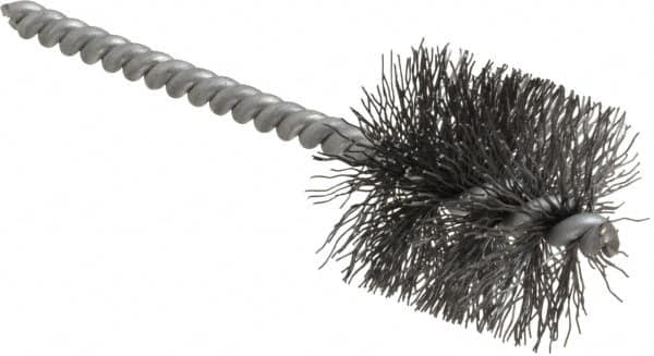 1 Inch Inside Diameter, 1-3/16 Inch Actual Brush Diameter, Carbon Steel, Power Fitting and Cleaning Brush