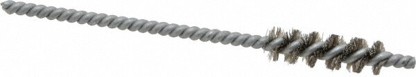 1/8 Inch Inside Diameter, 5/16 Inch Actual Brush Diameter, Stainless Steel, Power Fitting and Cleaning Brush