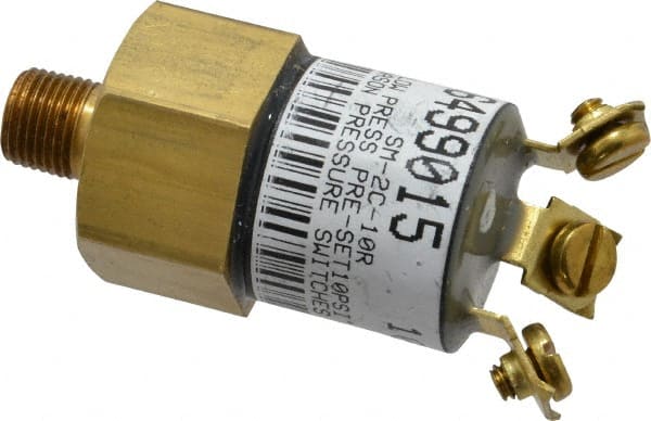 Low Pressure Vacuum Pressure Switch: 1/8" NPT Male Thread