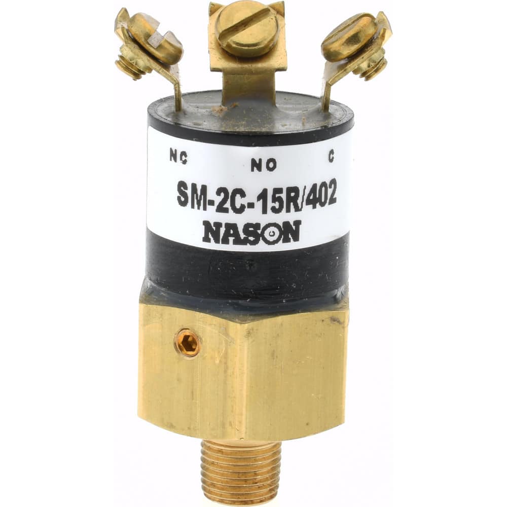 Nason SM-2C-15R/402 Low Pressure Vacuum Pressure Switch: 1/8" NPT Male Thread 
