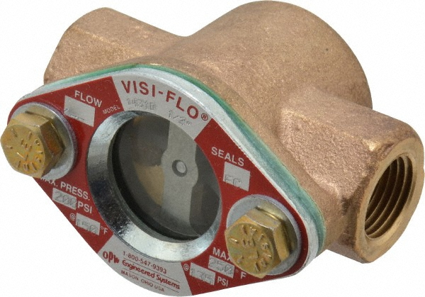 1/2 Inch, Bronze, Visi-Flo Sight Flow Indicator