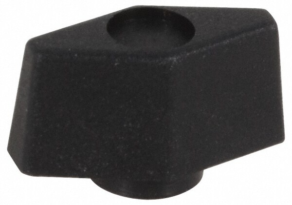 10-24 Hole Thread, 1.12 Inch Head Length, Polypropylene, Female Insert Bar / Wing Knob