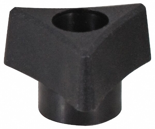 3 Arm Knobs; Style: Thru Female Insert ; Head Diameter: 1.25 (Decimal Inch); Height (mm): 0.95 ; Height (Inch): 0.95; 0.45 ; Hub Diameter: 0.62 (Decimal Inch); Material: Polypropylene