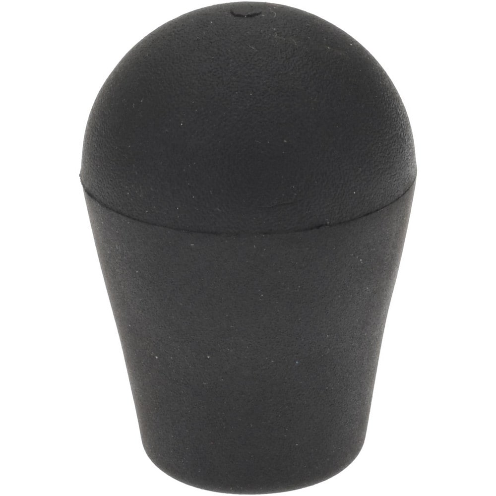 5/16-18 Hole, 0.51" Deep Hole, Thermoplastic, Female Insert Tapered Knob