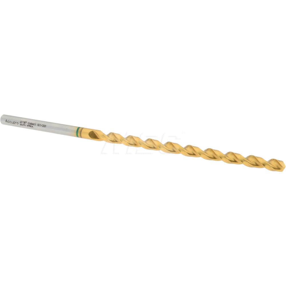 Taper Length Drill Bit: 0.1875" Dia, 130 °