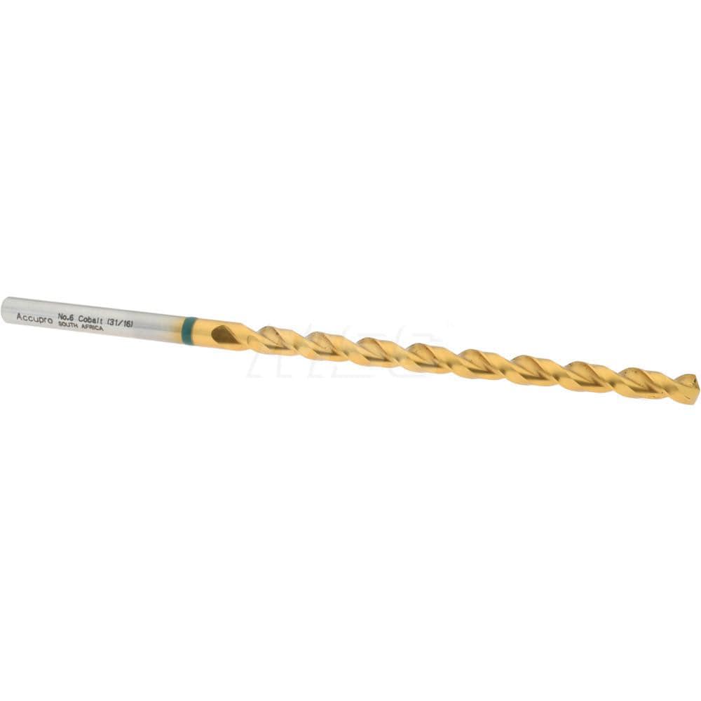 Taper Length Drill Bit: 0.2040" Dia, 130 °