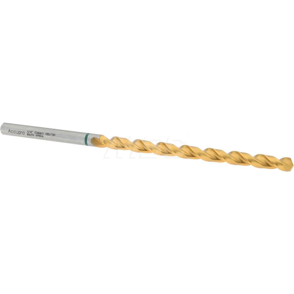 Accupro 1GL0634-AC Taper Length Drill Bit: 0.2500" Dia, 130 ° 