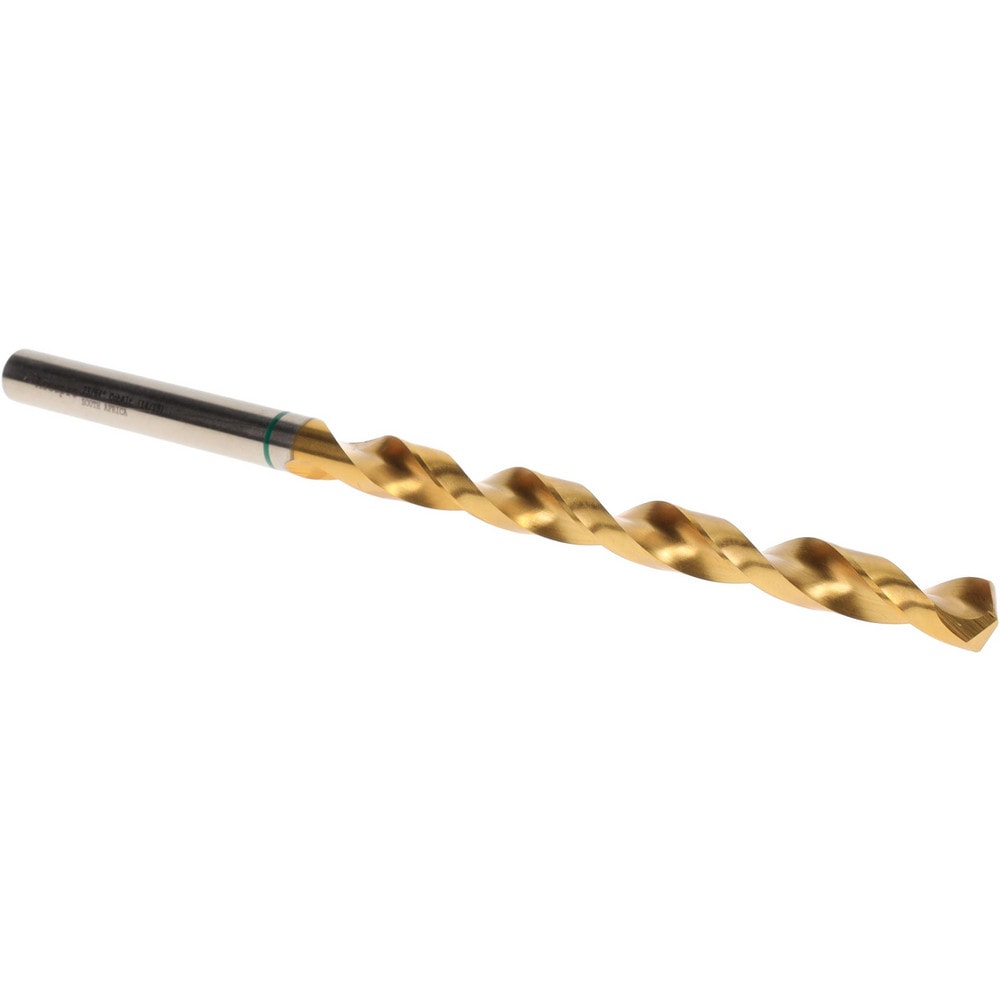 Taper Length Drill Bit: 23/64" Dia, 130 ° Point, Vanadium High Speed Steel