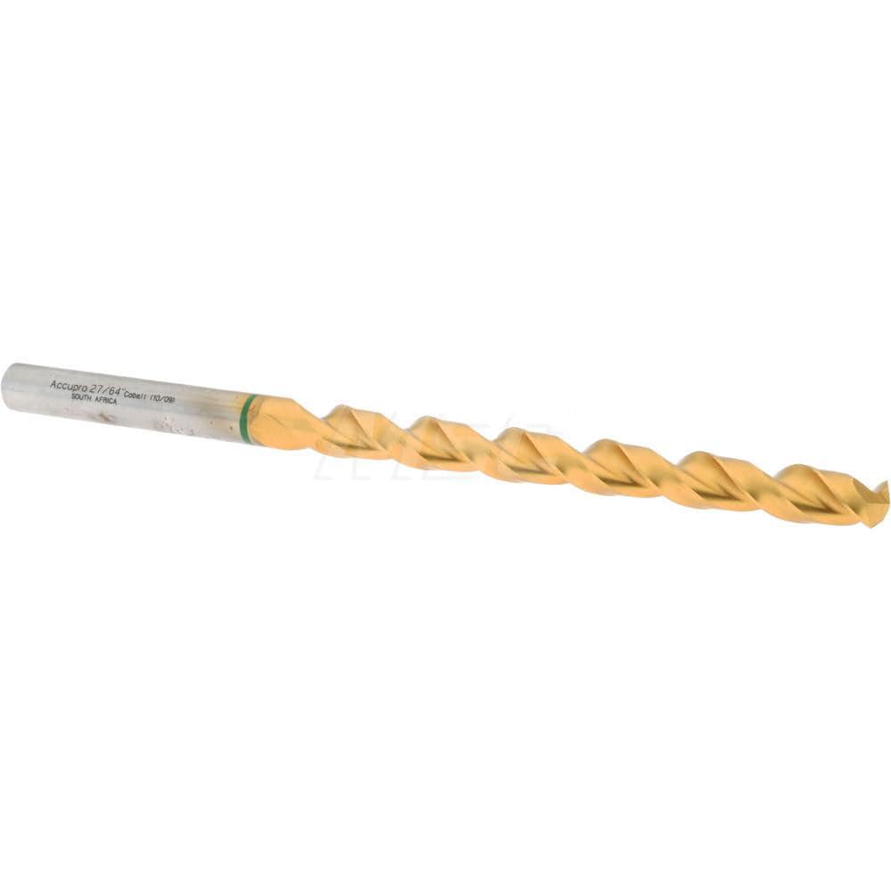 Accupro 1GL1072-AC Taper Length Drill Bit: 0.4219" Dia, 130 ° 