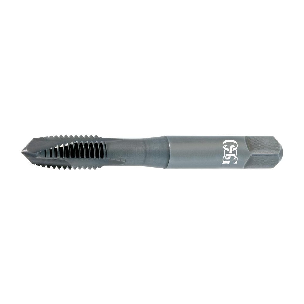 Spiral Point Tap: M3.5x0.60 Metric Coarse, 3 Flutes, Plug, 6H Class of Fit,  Vanadium High Speed Steel, Bright Finish