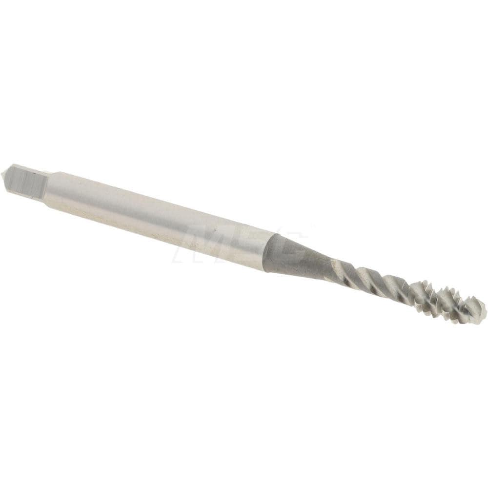 OSG 2911400 Spiral Flute Tap: #4-40 UNC, 3 Flutes, Modified Bottoming, Vanadium High Speed Steel, Bright/Uncoated Image