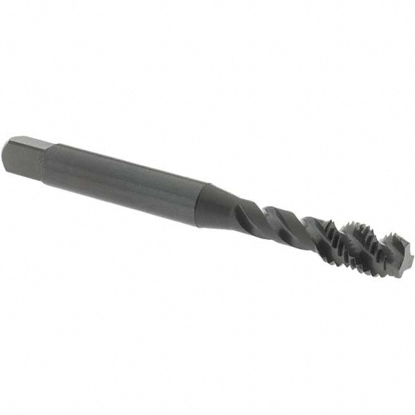 OSG 2940701 Spiral Flute Tap: 1/4-28, UNF, 3 Flute, Modified Bottoming, Vanadium High Speed Steel, Oxide Finish Image