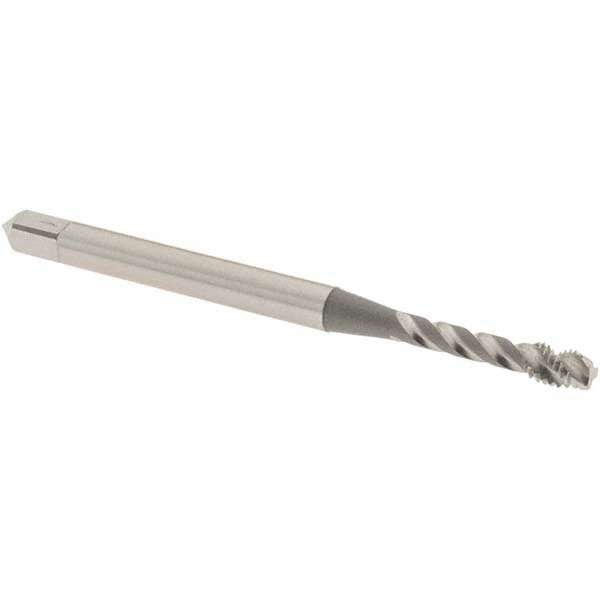 OSG 2990400 Spiral Flute Tap: M3 x 0.50, Metric Coarse, 3 Flute, Modified Bottoming, 6H Class of Fit, Vanadium High Speed Steel, Bright/Uncoated Image