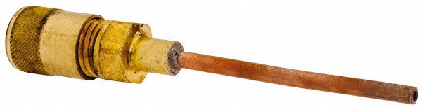 500 Max psi, 1/8 Tube Outside Diameter, Extended Copper Tube Access Valve