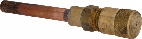 500 Max psi, 1/4 Tube Outside Diameter, Extended Copper Tube Access Valve