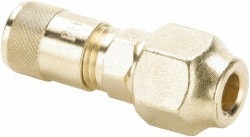 500 Max psi, 1/4 Tube OD, Flare Union Access Valve