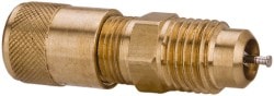 1/8-27 Male Pipe, 500 Max psi, 1/8 Tube OD, Male Connector Access Valve