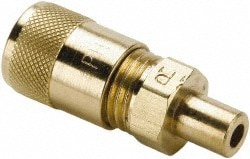 500 Max psi, 1/8 Tube OD, Straight Solder Connector Access Valve