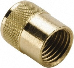 3/8" Tube OD Access Valve Quick Seal Cap with Gasket