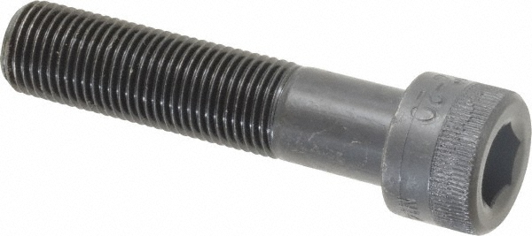Made in USA 50F225KCS/P Low Head Socket Cap Screw: 1/2-20, 2-1/4" Length Under Head, Socket Cap Head, Hex Socket Drive, Alloy Steel, Black Oxide Finish Image