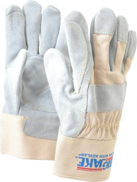 MCR SAFETY 1711 Gloves: Size XL, Cotton;Fleece-Lined, Cowhide Image