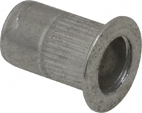 #10-32, 0.02 to 0.13" Grip, 19/64" Drill, Aluminum Standard Rivet Nut