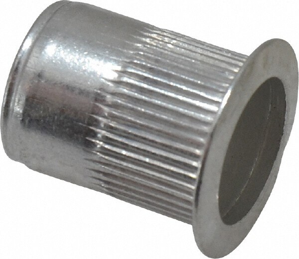 5/16-18, 0.027 to 0.15" Grip, 17/32" Drill, Aluminum Standard Rivet Nut