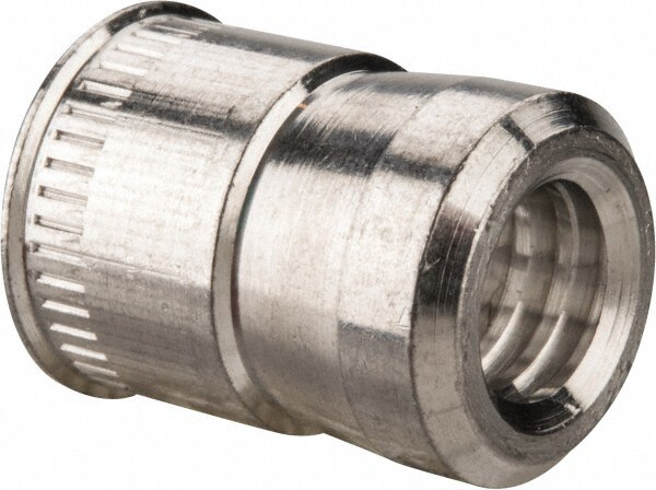 1/4-20 UNC, Uncoated, Aluminum Knurled Rivet Nut Inserts